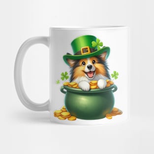 St Patricks Day Shetland Sheepdog Mug